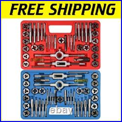 80pcs Tap and Die Set, Metric & Standard Threads Kit