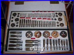 85 Piece Tap And Die Set, United National Fine (unf), #2 1
