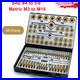 86 Pcs Master Tap and Hex Die Set, Premium Titanium Coating SAE & Metric, HSS