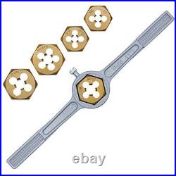 86-Piece Master Tap and Hex Die Set, Premium Titanium Coating