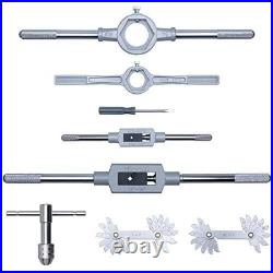 86-Piece Master Tap and Hex Die Set, Premium Titanium Coating