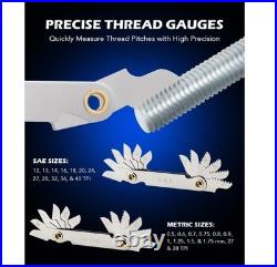 86pc Tap and Die Set in SAE and Metric Titanium Coated Steel Tap