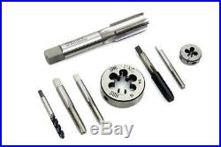 8 pc. Die Tool and Tap Set Kit for Harley Servi-Car, Knuckle, Pan, Shovel, Flat