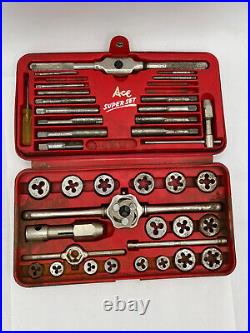 ACE SUPER HEX SET OF TAPS AND DIES NO. 606 withBOX, HENRY L. HANSON CO