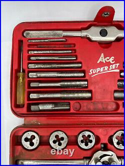 ACE SUPER HEX SET OF TAPS AND DIES NO. 606 withBOX, HENRY L. HANSON CO