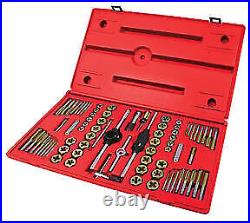 ATD Tools 276 Machine Screw, Fractional & Metric Tap & Die Set, 76 pc