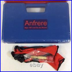Anfrere 80 Pcs Bearing Steel SAE & Metric Tap And Die Set For Cutting Threads
