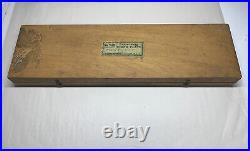Antique California Hardware No. 500 Tap & Die Screw Plate Set In Wooden Case, Rare
