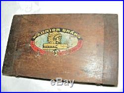 Antique Vintage Warrior Brand Tap & Die Set In Original Wooden Box Decal