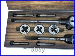 Antique Winter Brothers Co Tap and Die Set No. 5118 with Wooden Case