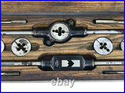 Antique Winter Brothers Co Tap and Die Set No. 5118 with Wooden Case