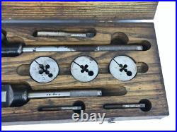 Antique Winter Brothers Co Tap and Die Set No. 5118 with Wooden Case