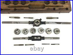 Antique Winter Brothers Co Tap and Die Set No. 5118 with Wooden Case