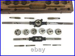 Antique Winter Brothers Co Tap and Die Set No. 5118 with Wooden Case