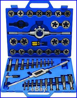 BGS Germany 45-pieces Trade Quality Imperial Tap and Die Set SAE Tungsten Steel