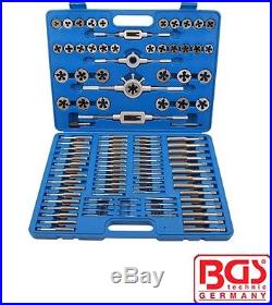 BGS Tools 110 Piece Tap And Die Set Sae And Metric Combined 900
