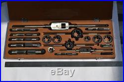 British Standard Pipe Bsp Parallel Tap And Die Set 8 Size 1/8 To 1 Toptuls