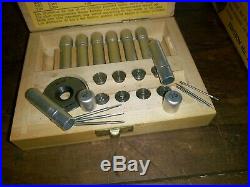 Bergeon 2776 Set of Watchmakers Dies and Taps Watch Tap and Die 100% Complete