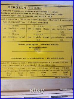 Bergeon 30322 Tap&Die set Read