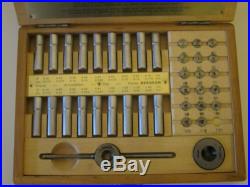 Bergeon Fine Tap and Die Set 30010 Swiss Full for Watchmaker