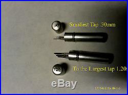 Bergeon Fine Tap and Die Set 30010 Vintage Swiss made Full for Watchmaker