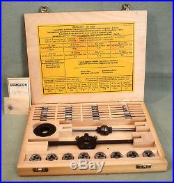 Bergeon Professional Tap And Die Set Number 30322 Wood Case Made In ...