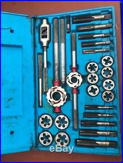 Blue Point By Snap On 25 Peice Set TD9902A Tap And Die Set SAE Course & Fine
