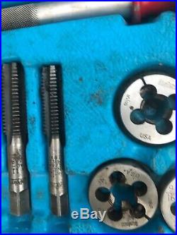 Blue Point By Snap On 25 Peice Set TD9902A Tap And Die Set SAE Course & Fine
