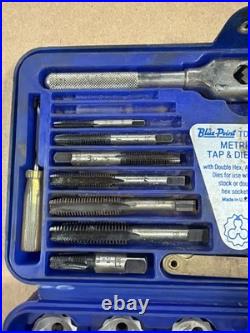 Blue point Metric Tap and Die Set TDM-117A Missing 2 Pieces