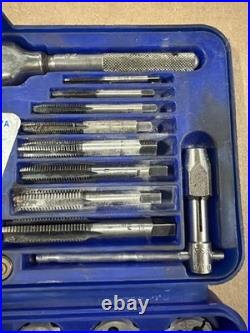 Blue point Metric Tap and Die Set TDM-117A Missing 2 Pieces