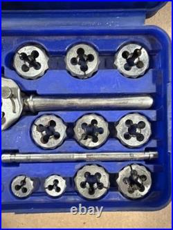 Blue point Metric Tap and Die Set TDM-117A Missing 2 Pieces
