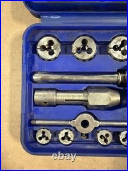 Blue point Metric Tap and Die Set TDM-117A Missing 2 Pieces