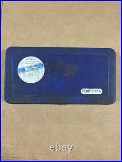 Blue point Metric Tap and Die Set TDM-117A Missing 2 Pieces