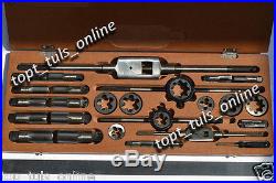 British Standard Pipe Bsp Parallel Tap And Die Set 8 Size 1/8 To 1 Toptuls