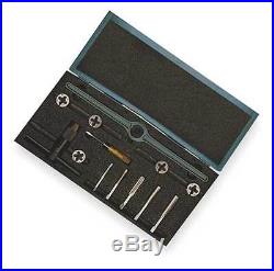 CLEVELAND C00518 Tap and Die Set, 1/4 to 1/2 In, 12 pc