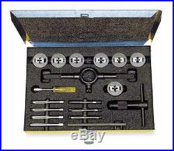 CLEVELAND C00614 Tap and Die Set, M6 to M18, 17 pc