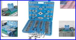 Complete 110pcs Metric Tap and Die Set with Accessories