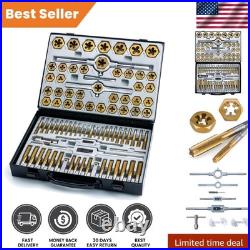 Complete 86-Piece SAE and Metric Tap & Die Set Effortless Threading Solutions