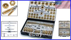 Complete 86-Piece SAE and Metric Tap & Die Set Effortless Threading Solutions