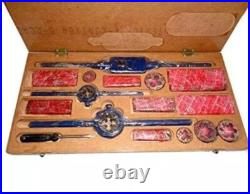 Complete Box Taps Set & Round Die 1/8 To 1 Bsp Zealindustries
