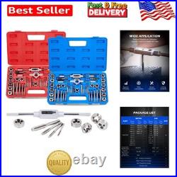 Comprehensive 80pc Tap and Die Set with Wrenches for Ultimate Versatility