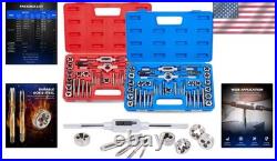 Comprehensive 80pc Tap and Die Set with Wrenches for Ultimate Versatility