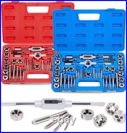 Comprehensive 80pc Tap and Die Set with Wrenches for Ultimate Versatility