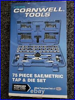 Cornwell Tools 75pc Sae/metric Tap And Die Set
