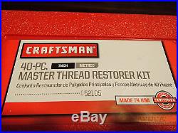 Craftsman 40 pc. Tap and Die Set, Master Rethreader / Tap & Dies & Sets 52105