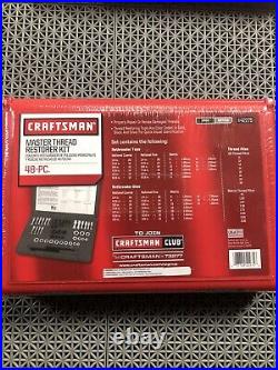 Craftsman 48pc SAE & Metric Master Thread Restorer Kit #42275? Made In USA