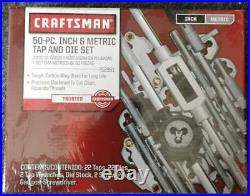 Craftsman 50 Piece Carbon Steel Inch & Metric Tap & Die Set 952381 Sealed