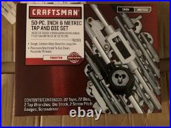 Craftsman 50-piece Inch And Metric Tap And Die Set