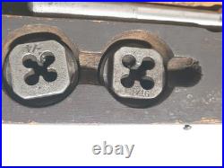 Craftsman 5504 Tap & Die Set Vintage USA Made Machinist Tool Set In Wooden Box