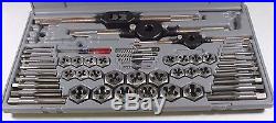 Craftsman 58 Piece Tap And Die Set Metric MM USA Made (Incomplete)